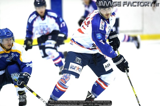 2020-10-03 Hockey Milano Bears-Hockey Pieve 3802 Gabriele Asinelli